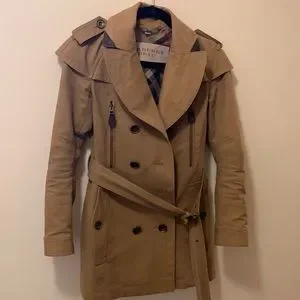 Burberry | Jackets & Coats | Burberry Brit Hip Length Classic Tan